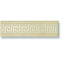 Vesta кер. бордюр 7.2x25  Beige Greca