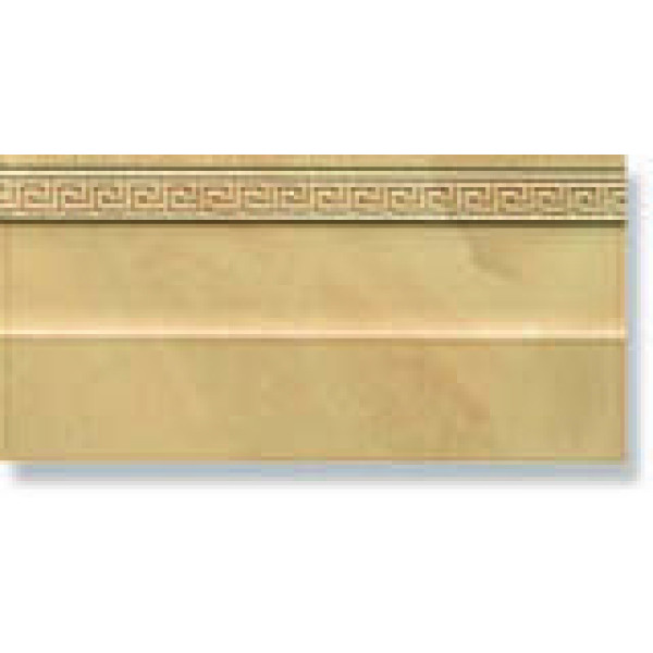 Vesta кер. бордюр 12,5x25 Dorato Zoccolo