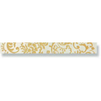 Vesta керамогранит. бордюр 7,2x60 Avorio Listello Leaf Lappato