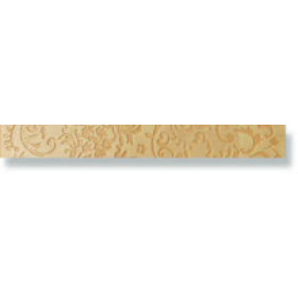 Vesta керамогранит. бордюр 7,2x60 Dorado Listello Leaf Lappato