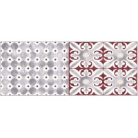 Керамический декор Havana Folk Amaranto Inserto B 20x50 Керамический декор Havana Folk Amaranto Inserto B 20x50
