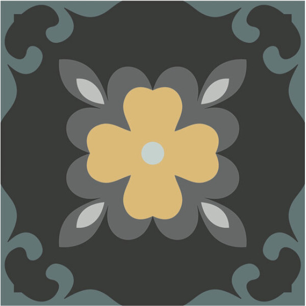 Керамогранит 15X15 DAHLIA NIGHT 