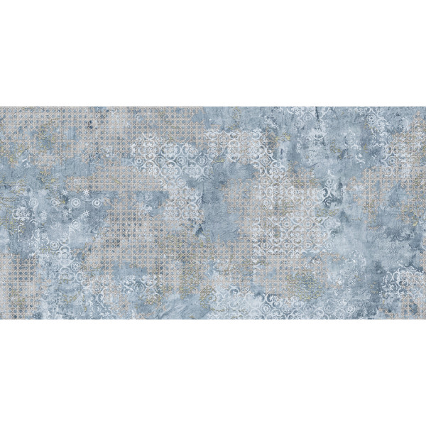 Керамогранит 49,75X99,55 RUG BLUE NATURAL