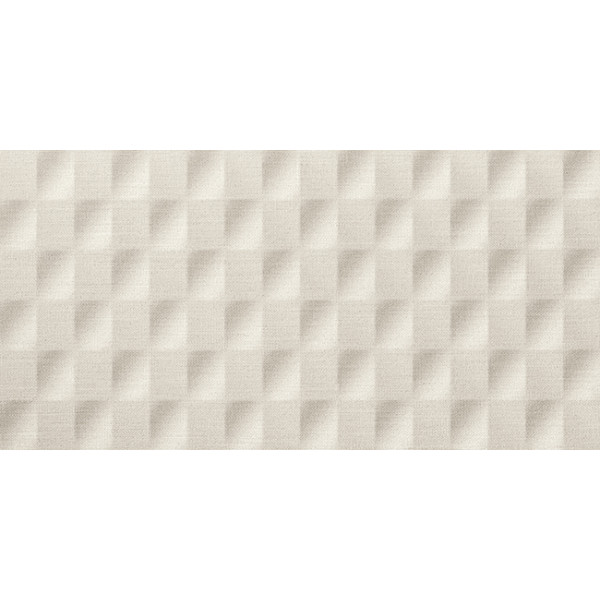 Керамическая плитка Room 3D Mesh White 40x80 ПП Керамическая плитка Room 3D Mesh White 40x80 ПП