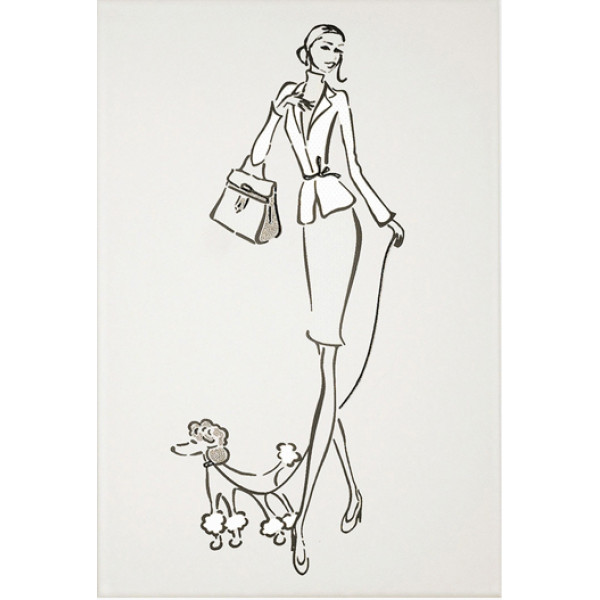 Керамический декор York Inserto Misto Donna 25x37 Керамический декор York Inserto Misto Donna 25x37
